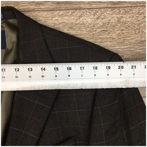 NAUTICA Mens Blazer Sport Coat Casual Jacket Size 44R Two‎ Button Wool Suit - Picture 5 of 12